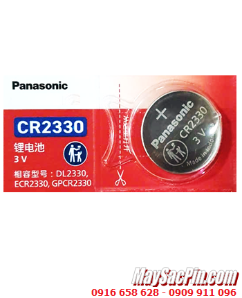 Panasonic CR2330; Pin 3v lithium Panasonic CR2330 chính hãng (Xuất xứ Indonesia)